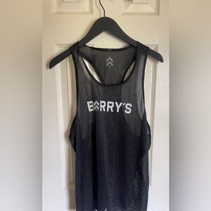 Barry’s Black Relay Mesh Core Tank Medium BLACK